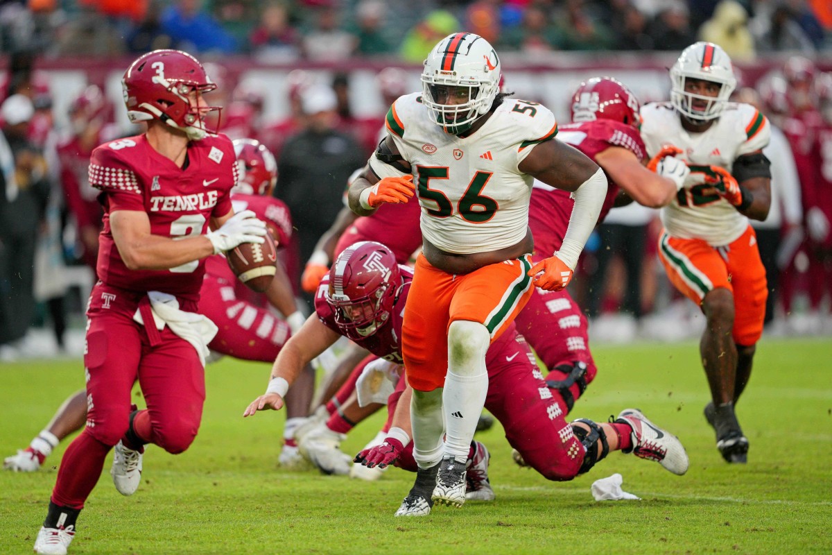 Miami (FL) defensive lineman Leonard Taylor III could provide a boost to the Las Vegas Raiders' defensive line.